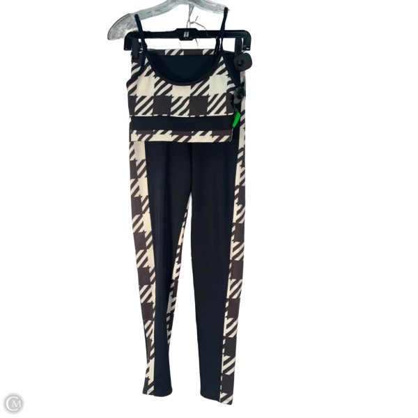 Athletic Bra By Beach Riot In Black & Cream, Size: S Hot on Sale