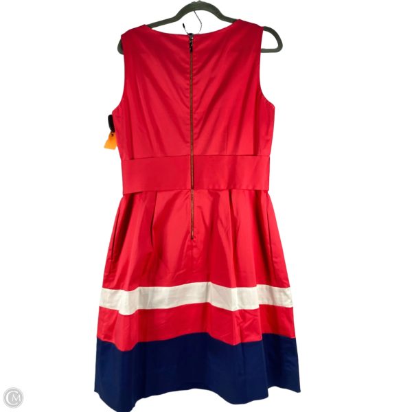 Dress Designer By Kate Spade In Blue & Pink, Size: L Hot on Sale - Image 2