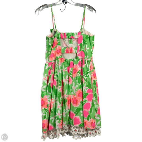 Dress Designer By Lilly Pulitzer In Green & Pink, Size: S For Cheap - Image 2