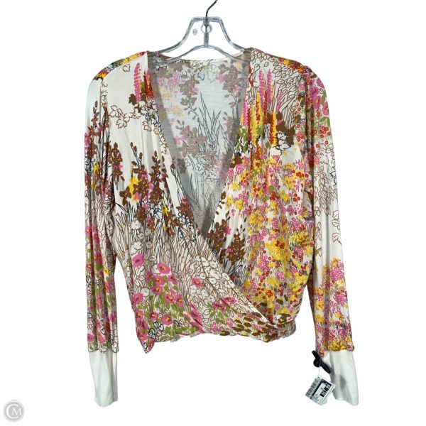 Blouse Long Sleeve By Tiny In Floral Print, Size: S on Sale