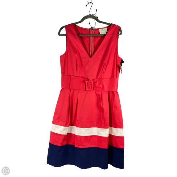 Dress Designer By Kate Spade In Blue & Pink, Size: L Hot on Sale