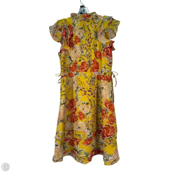 Dress Designer By Dolan Left Coast In Red & Yellow, Size: Xxs Online Hot Sale - Image 2
