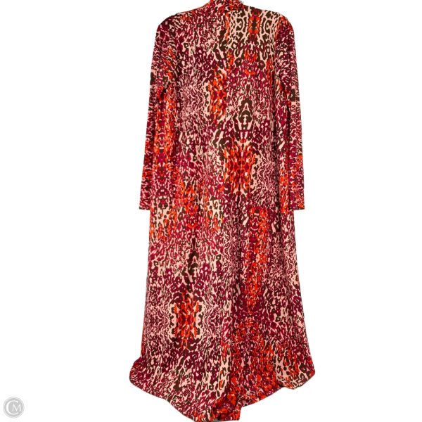 Cardigan By Badgley Mischka In Animal Print, Size: S Supply - Image 2