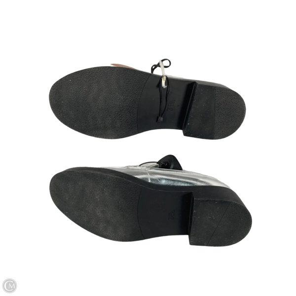 Shoes Heels Platform By Zara In Silver, Size: 8.5 Online Hot Sale - Image 4