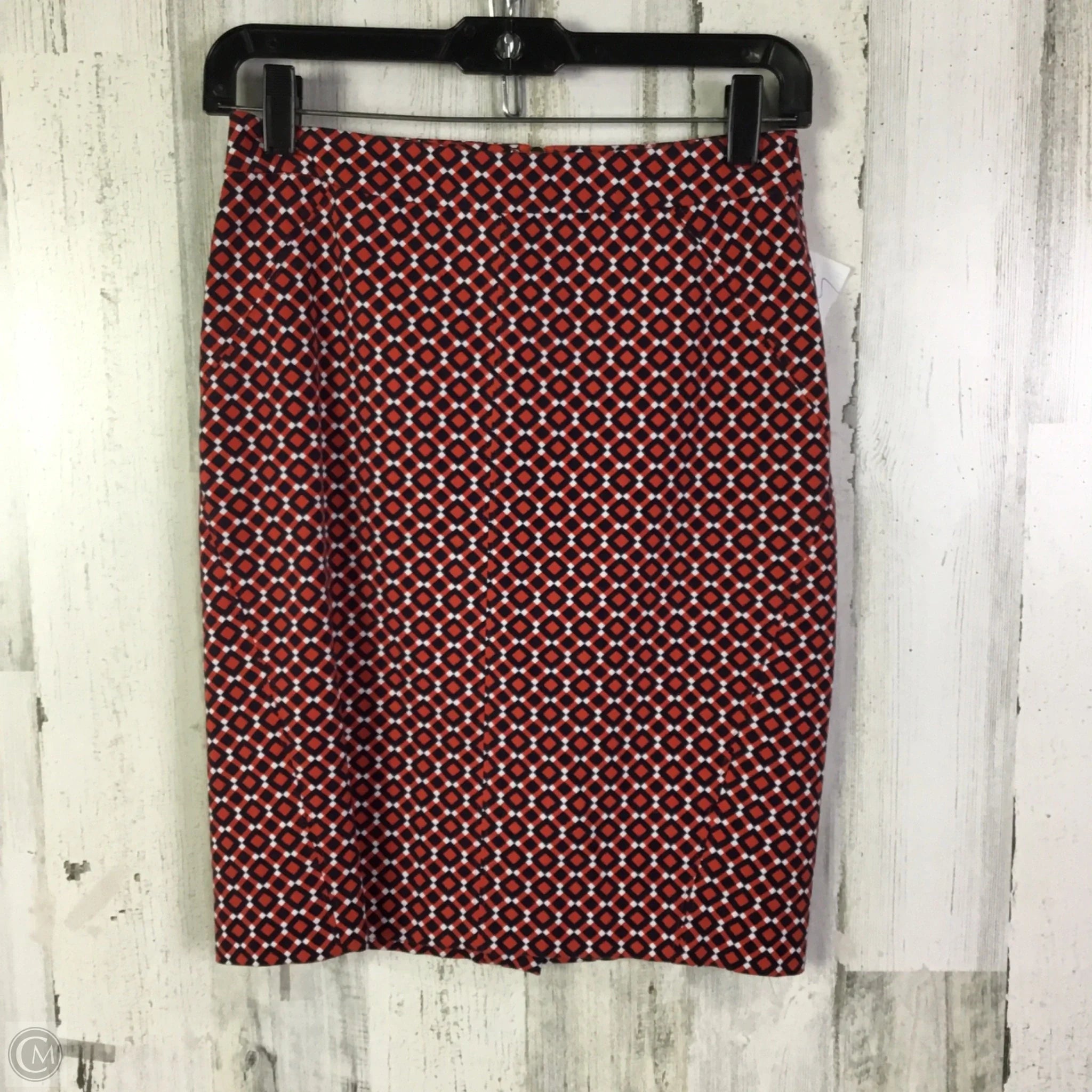 Skirt Mini & Short By Ann Taylor In Blue & Red, Size: 00 Supply
