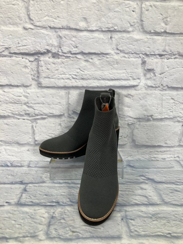 Boots Ankle Heels By Eileen Fisher In Grey, Size: 8.5 For Cheap