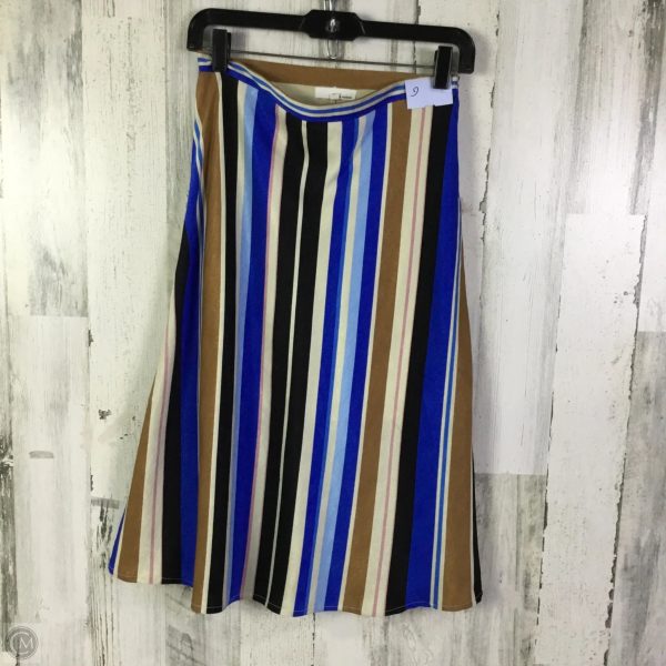 Skirt Mini & Short By Clothes Mentor In Blue & Cream, Size: 2 on Sale