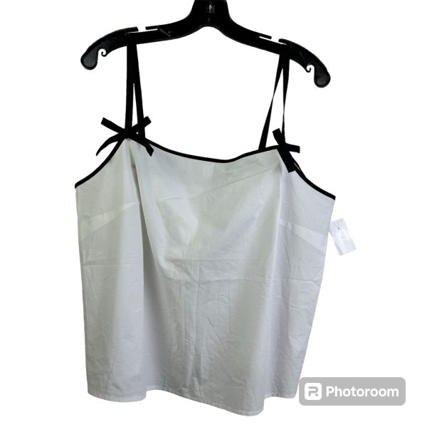 White Blouse Sleeveless J. Crew, Size Xl on Sale