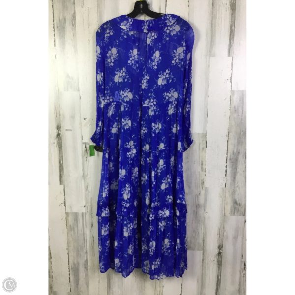 Dress Casual Maxi By Anthropologie In Blue, Size: SP Online - Image 2