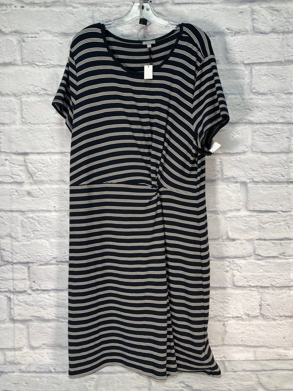 Dress Casual Short By Talbots In Black & White, Size: Xl For Discount