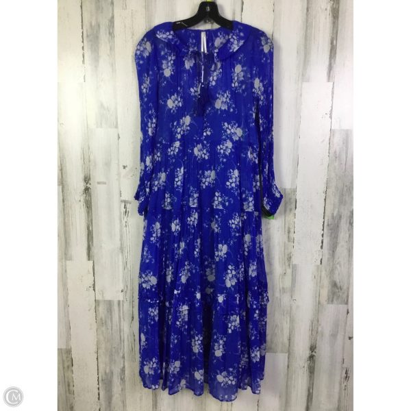Dress Casual Maxi By Anthropologie In Blue, Size: SP Online