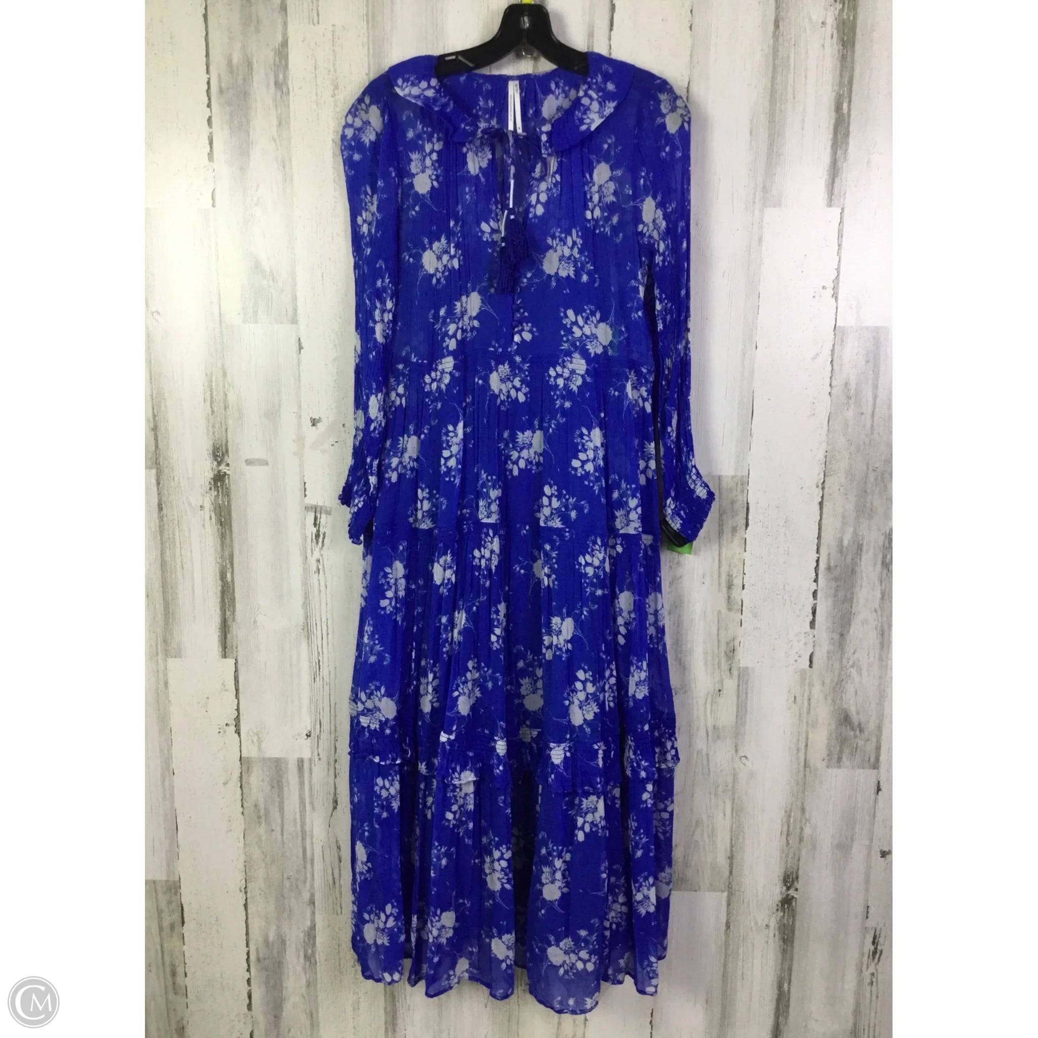 Dress Casual Maxi By Anthropologie In Blue, Size: SP Online