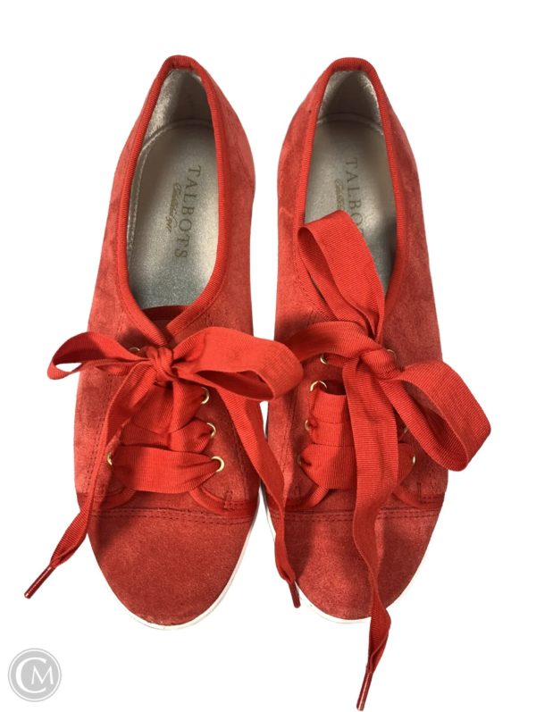 Shoes Flats By Talbots In Red, Size: 8 For Sale