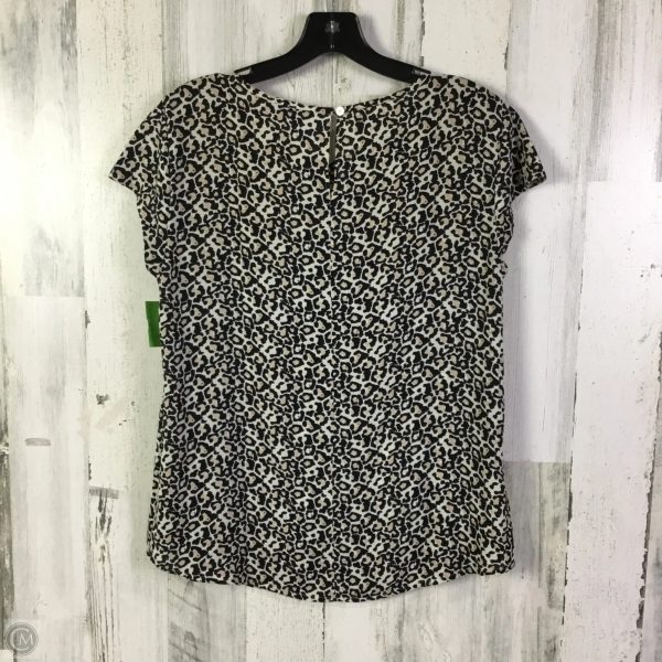Top Short Sleeve By Loft In Animal Print, Size: S For Discount - Image 2