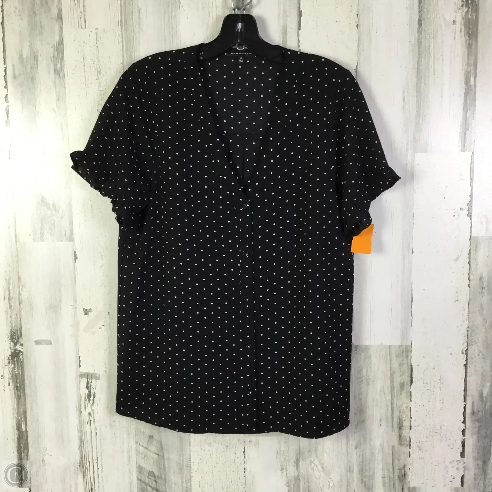 Top Short Sleeve By Staccato In Black, Size: M Online now