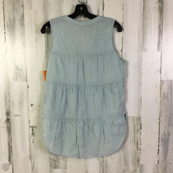 Top Sleeveless By Sigrid Olsen In Teal, Size: M Cheap - Image 2