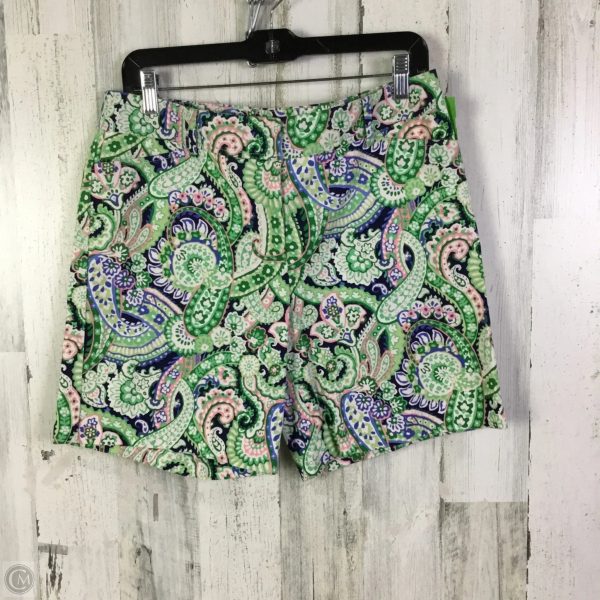 Shorts By Talbots In Green & White, Size: 8 Cheap