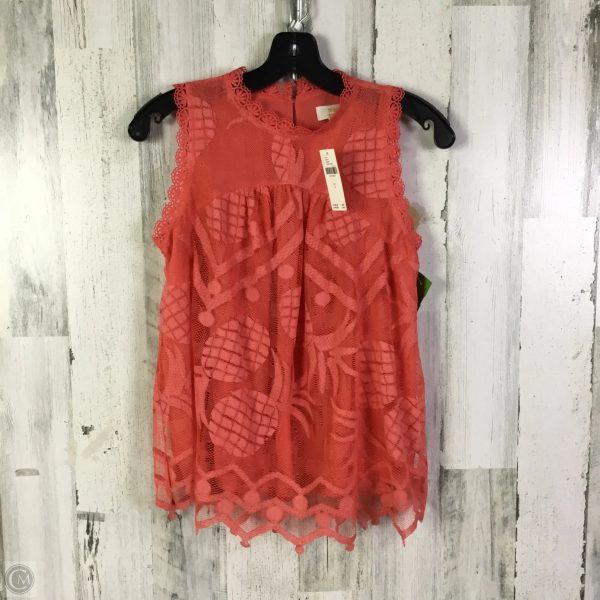 Blouse Sleeveless By Maeve In Coral, Size: Xs For Cheap
