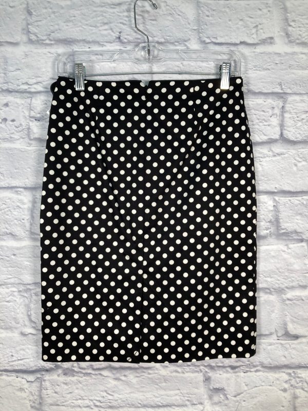 Polkadot Pattern Skirt Mini & Short White House Black Market, Size 0 Sale - Image 2