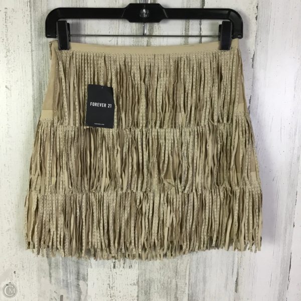 Skirt Mini & Short By Forever 21 In Beige, Size: 4 Hot on Sale - Image 2