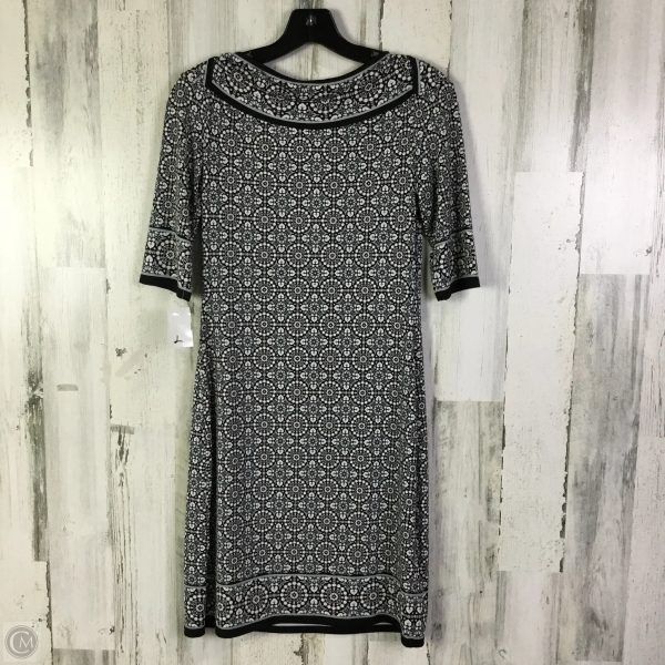 Dress Casual Short By Max Studio In Grey & White, Size: S Discount - Image 2