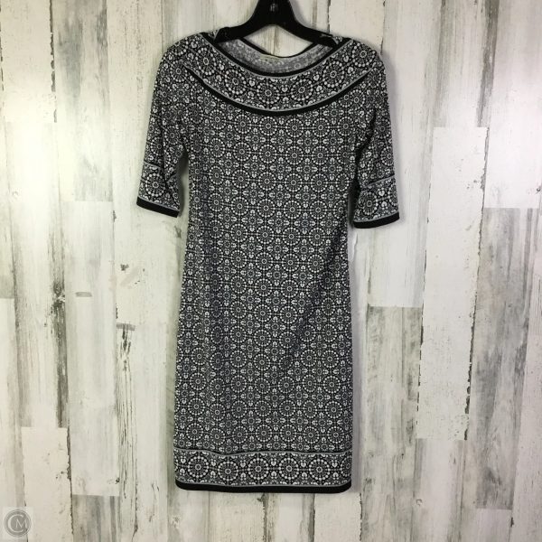 Dress Casual Short By Max Studio In Grey & White, Size: S Discount