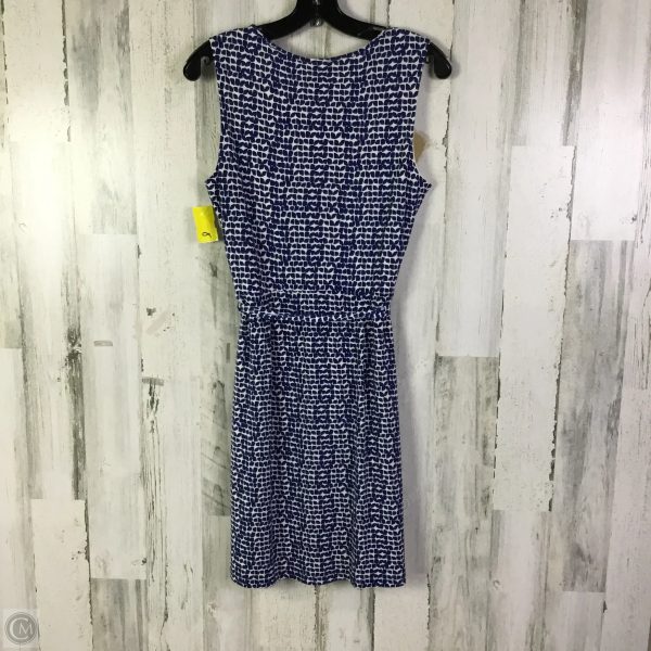 Dress Work By Ann Taylor In Blue & White, Size: S For Sale - Image 2